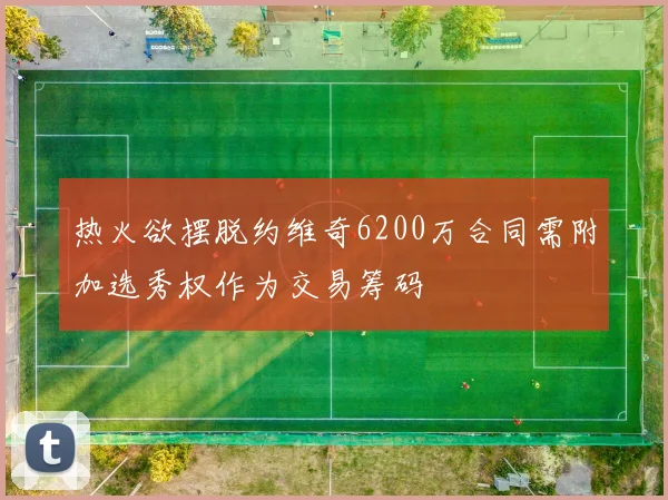 热火欲摆脱约维奇6200万合同需附加选秀权作为交易筹码